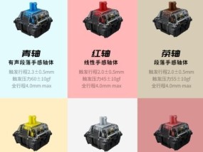 键盘轴体类型对打字手感有关系吗？不同轴体的特点是什么？