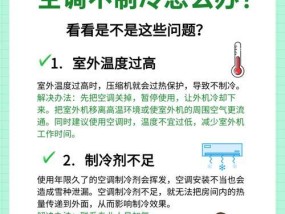 汽车空调不制冷的原因及解决办法（探究汽车空调不制冷的3个主要问题及解决方法）