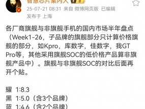 小米高端只能小孩桌，旗舰手机占比远落后华为，价格差距也不小