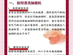 以食用碱清洗油烟机油污的有效方法（使用食用碱还原油烟机油污）