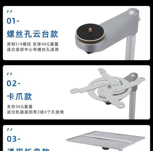 投影仪支架螺丝安装方法？步骤是什么？  第3张