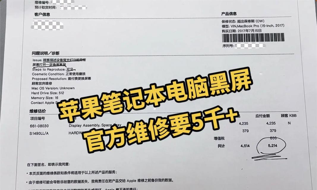 笔记本电脑黑屏的原因是什么？如何诊断和修复？  第3张