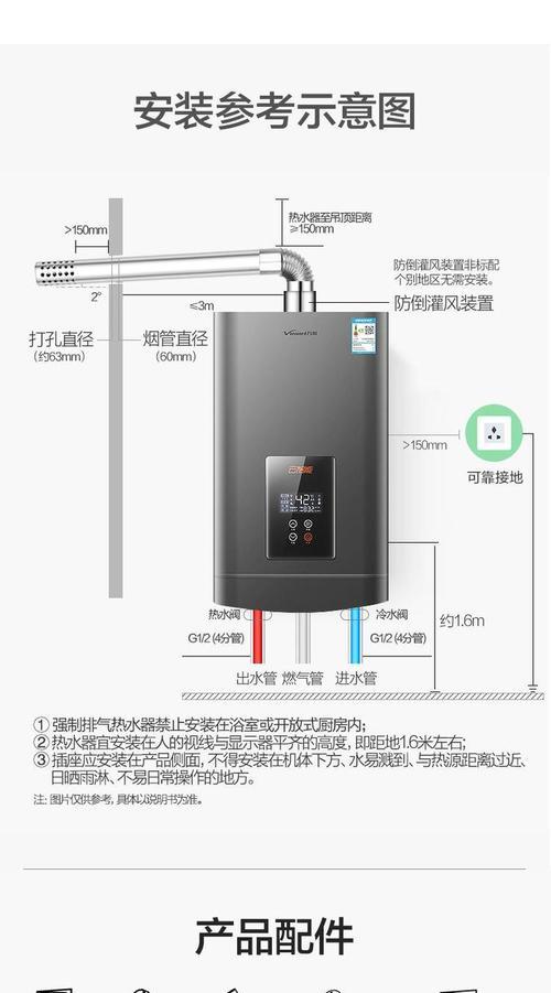 洗澡热水器安装所需材料？  第1张