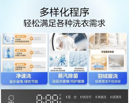 洗衣机设计法有哪些特点？设计法对洗衣效果有何影响？  第2张