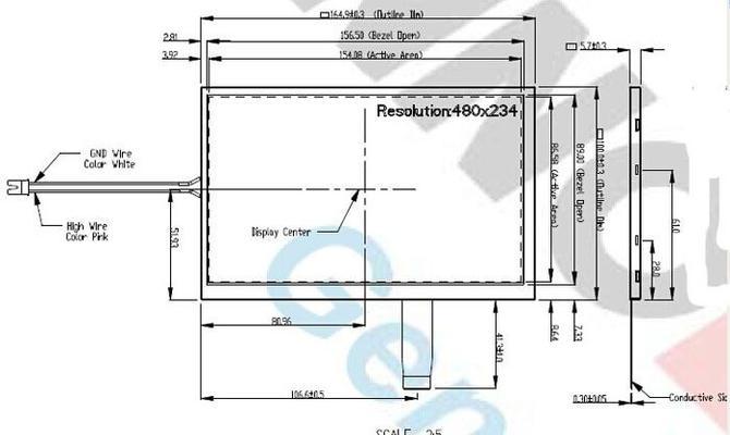 7寸LCD显示屏具体含义是什么？  第1张