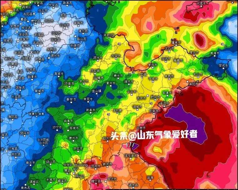 好消息！本月底山东降雨概率继续增大，台风残留低压北上送水！  第6张