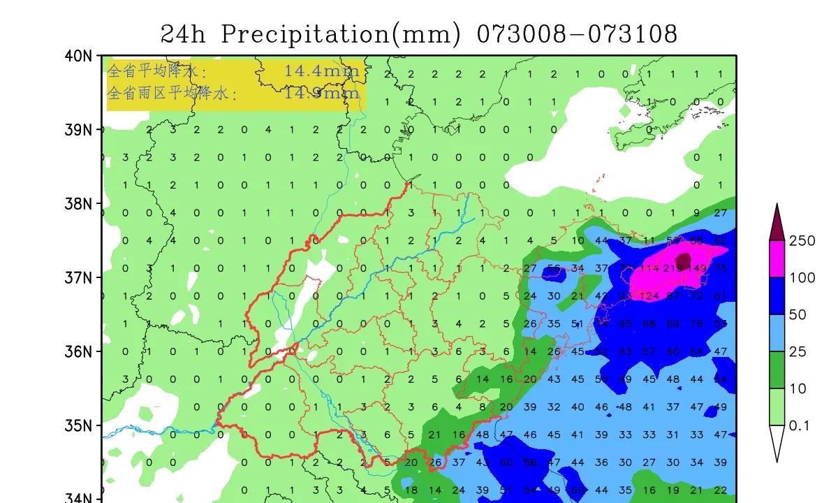 好消息！本月底山东降雨概率继续增大，台风残留低压北上送水！  第11张