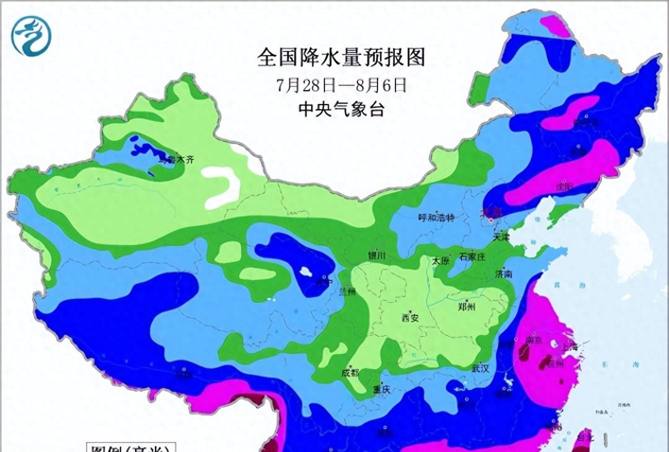 河南省！明天7月29号，新一轮降雨中心已定，中雨大雨分布如下！  第1张