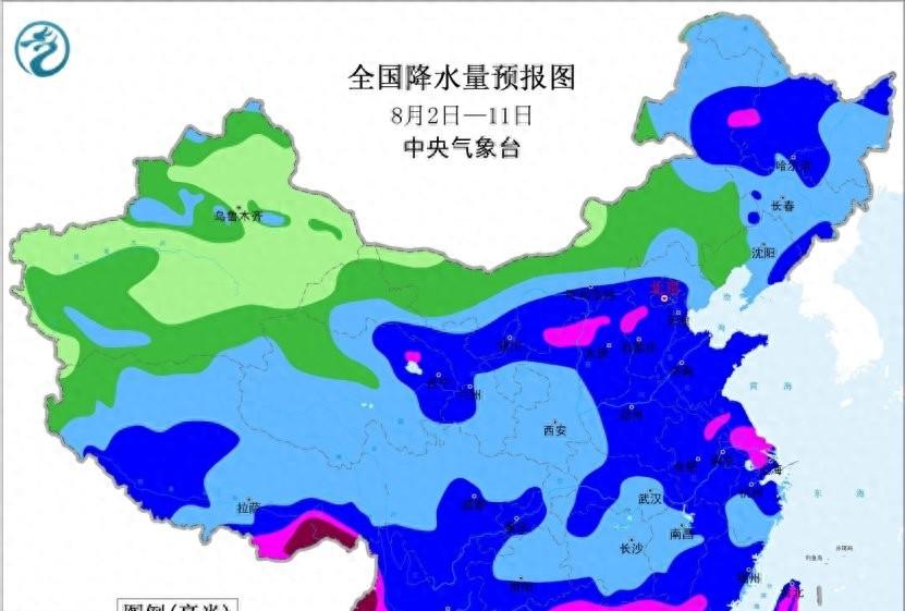 湖北省！明天8月3号，新一轮强降雨中心已定，雷暴大风分布如下！  第1张