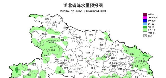 湖北省！明天8月3号，新一轮强降雨中心已定，雷暴大风分布如下！  第5张