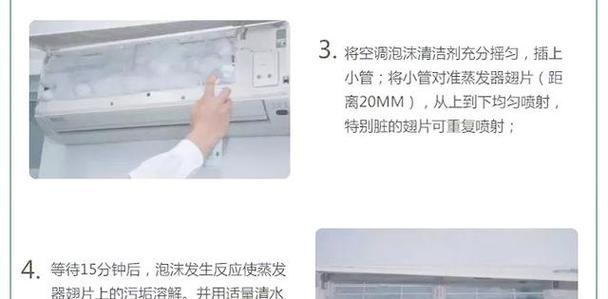 如何正确使用空调清洗剂（掌握正确的使用方法，让空调更加清洁、高效）  第1张