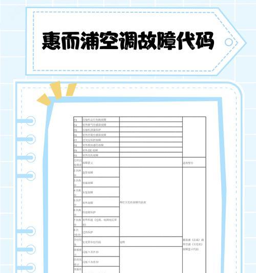 夏普空调错误P10解决方法（快速修复夏普空调错误P10的有效措施）  第3张