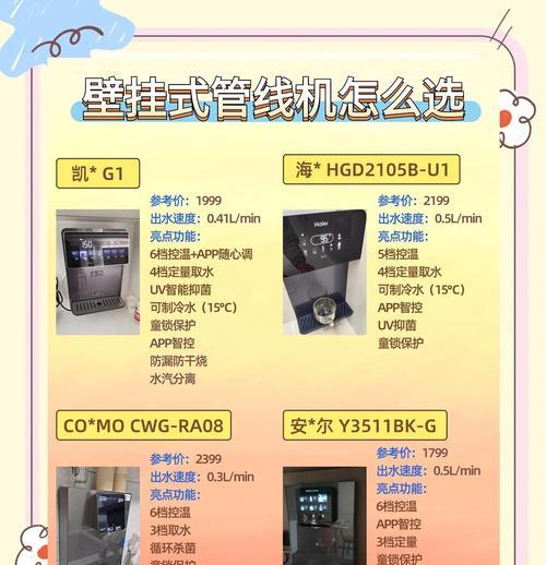 管线机壁挂饮水机的安装方法及注意事项（轻松安装你的管线机壁挂饮水机，让生活更便利）  第1张