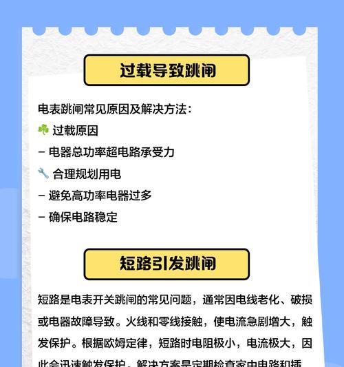 空调一开就跳闸的原因及解决办法（避免空调频繁跳闸的实用技巧）  第1张