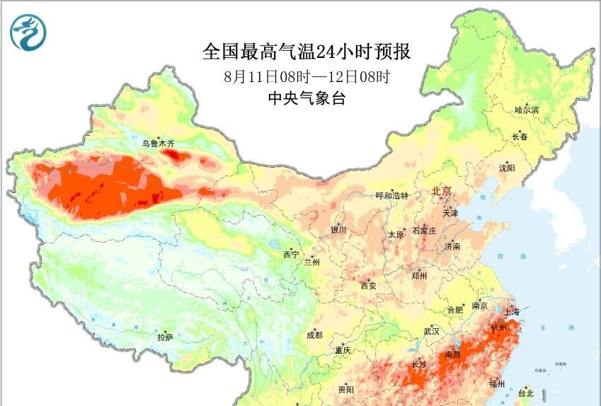 江西！高温中心已确定！明天8月12号~14号天气预报，高温分布如下  第2张