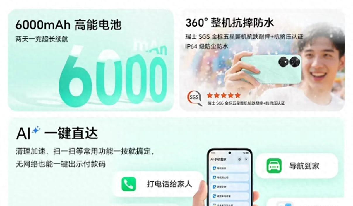 抢先红米15C！荣耀最强五百档超廉价新机发布：三年不卡！  第1张