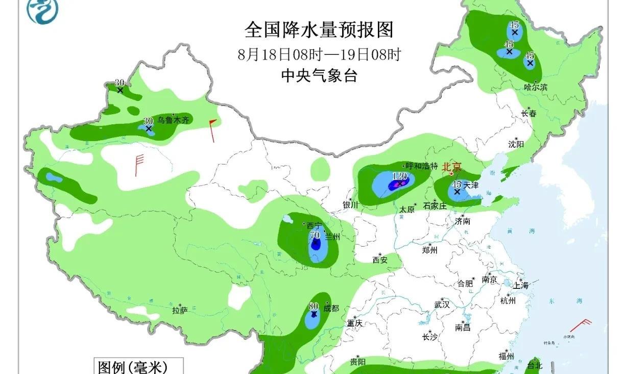河北！中雨转大雨！局部暴雨！未来三天天气预报！  第3张