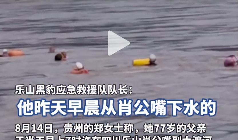 77岁老人游大渡河失联，泡3天才找到，遇难过程曝光，网友不同情  第2张