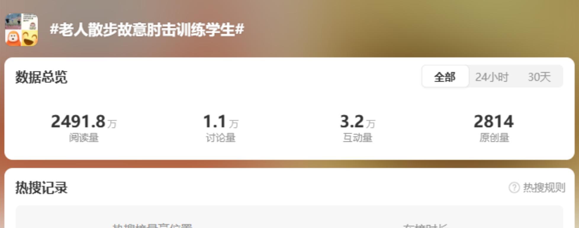老人恶意肘击跑步学生，正脸曝光嘴脸狰狞丑恶，对准孩子胸口下手  第11张