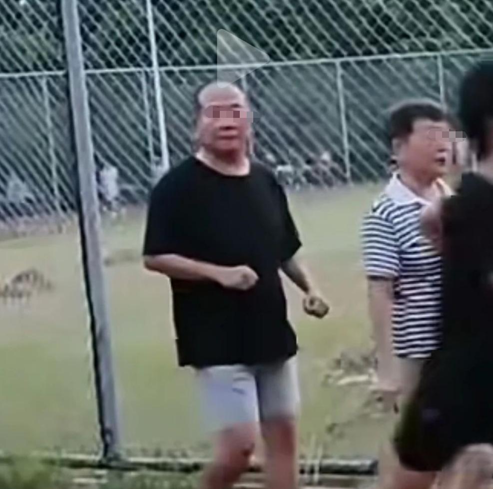 老人恶意肘击跑步学生，正脸曝光嘴脸狰狞丑恶，对准孩子胸口下手  第12张