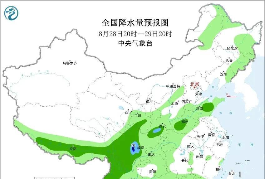 河北新一轮降雨中心已定！8月27日大雨暴雨锁定这些地方  第6张