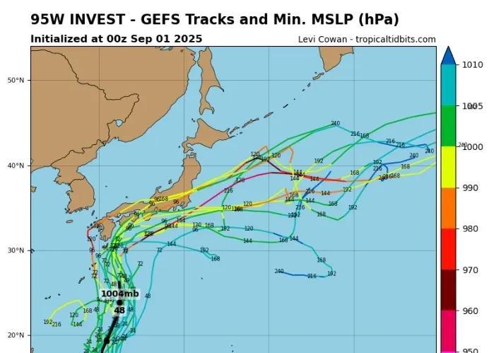 冷空气来了：降温超15度，台风“琵琶”或生成，会到江浙沪吗？  第6张